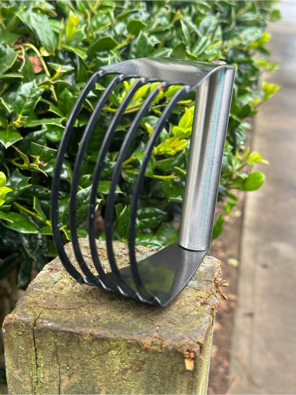 Black Stainless Steel Potato Masher / Ricer